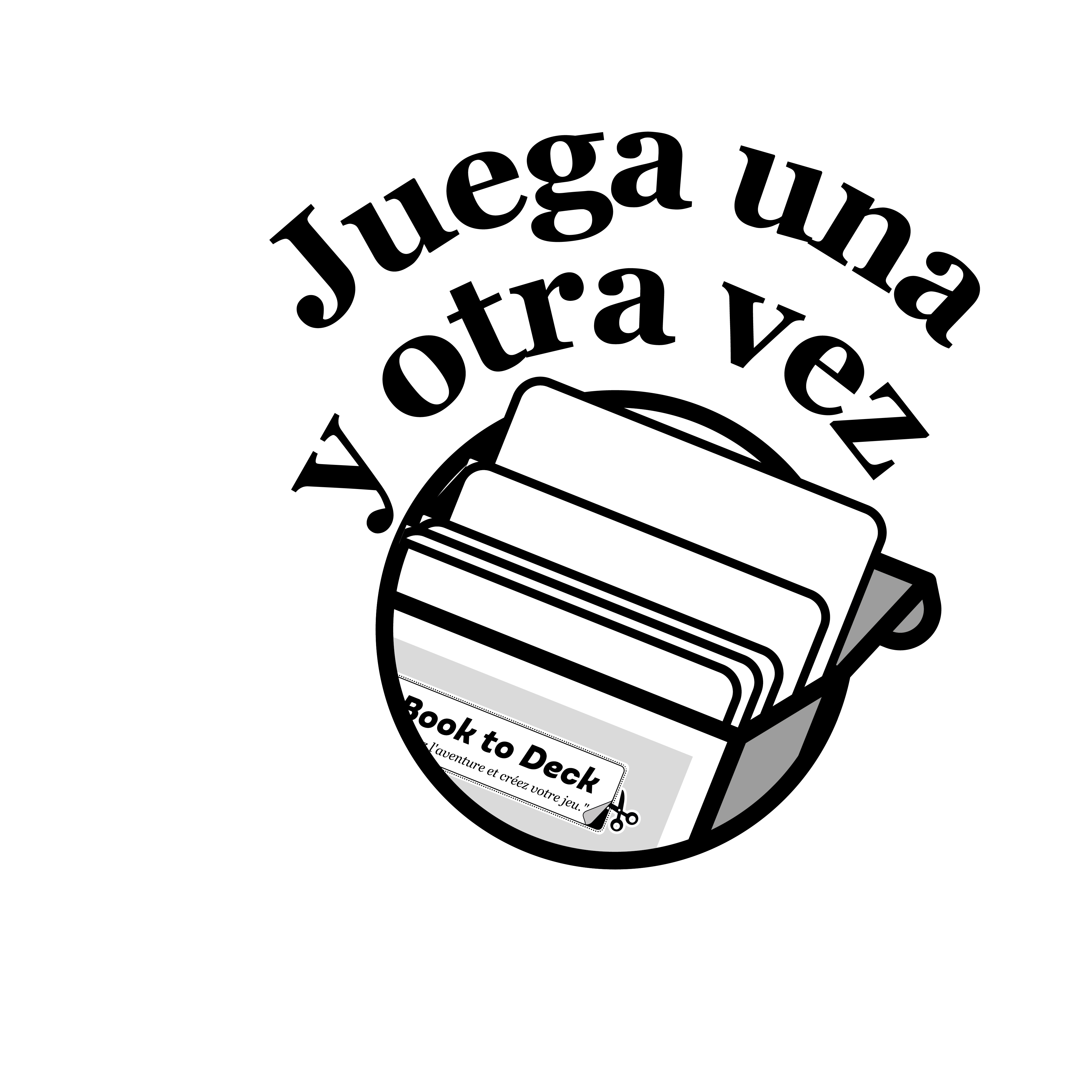 Juega una y otra vez infinito juego de cartas pictograma book to deck